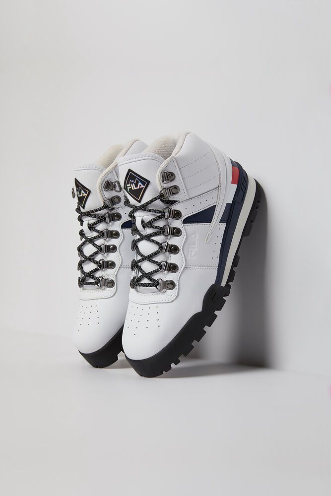 Fila Sneakers Fitness Hiker Mid Mens White - India VFW-831540